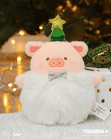 LuLu the Piggy Christmas - Lovely Snowball Lu Plush Keychain (white ver.) 2