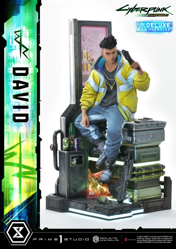 Prime 1 Studio Real Elite Masterline Cyberpunk: Edgerunners David Deluxe Version - Cyberpunk: Edgerunners