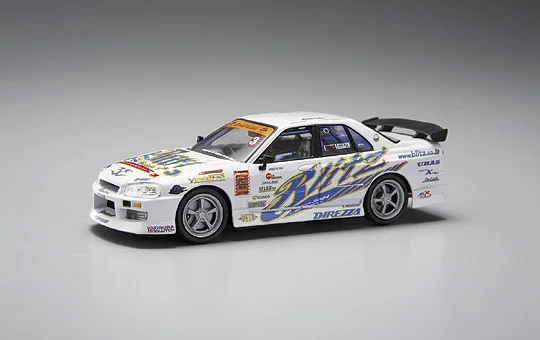 Aoshima D1 GRAND PRIX MEMORIAL: 1/43 BLITZ ER34 SKYLINE 4Dr 2004 - Scale Kits