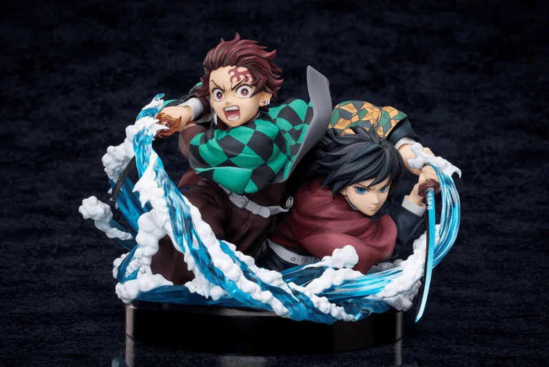 ANIPLEX Demon Slayer: Kimetsu no Yaiba Tanjiro&Giyuu non-scale figure - Demon Slayer: Kimetsu no Yaiba