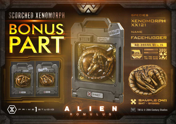 Museum Masterline XL Alien: Romulus Scorched Xenomorph Deluxe Bonus Version