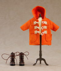 Nendoroid Doll Warm Clothing Set: Boots &amp; Duffle Coat (Orange) 1