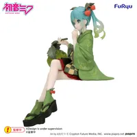 FuRyu Hatsune Miku Noodle Stopper Figure -Flower Fairy Winter Cherry Green Color ver.- - Hatsune Miku - photo 2