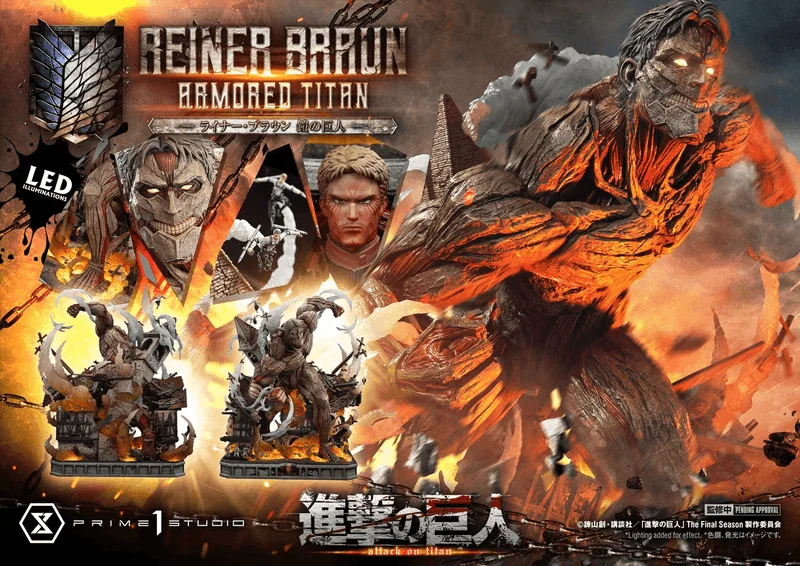 Prime 1 Studio Ultimate Diorama Masterline TV animation Attack on Titan Reiner Braun Armored Titan 			 - Attack on Titan