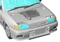 Hasegawa [HC47] 1:24 NISSAN PULSAR (RNN14) GTI-R - Scale Kits - photo 13