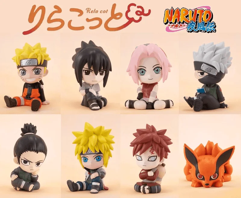 Naruto Relaxing Mascot "Naruto" (Box/10), Bandai Shokugan Mascot (BOX)