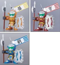 BANDAI HOBBY BB007 Sangokuden Animation - Shin Soldiers Set - SD Gundam Sangokuden Brave Battle Warriors - photo 2