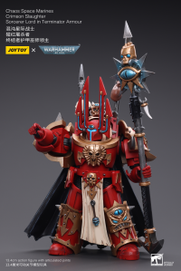 Chaos Space Marines Crimson Slaughter Sorcerer Lord in Terminator Armour 3