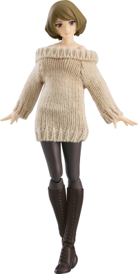 figma Female Body (Chiaki) with Off-the-Shoulder Sweater Dress 2