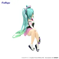 FuRyu Hatsune Miku　Noodle Stopper Figure -Flower Fairy Morning Glory Pink Color ver.- - Hatsune Miku - photo 3
