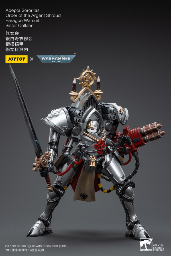 Warhammer 40K-Adepta Sororitas Order of the Argent Shroud Paragon Warsuit Sister Collaen