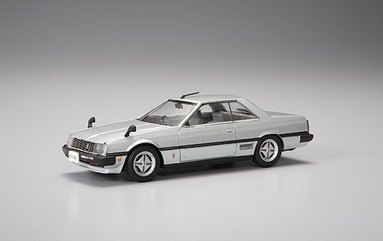 DIECAST MODEL CAR: 1/43 SKYLINE HT 2000 TURBO GT-E?S (KHR30) ['81] (SILVER)