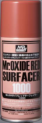 Mr Oxide Red Surfacer Spray 1000