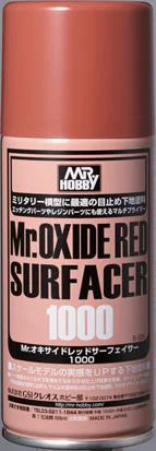 Mr Oxide Red Surfacer Spray 1000