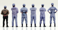 Mobile Police Patlabor 1/60 scale Shinohara Heavy Industries employee 6 body set 2