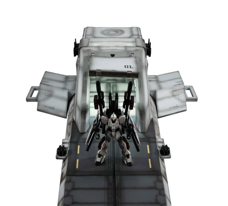 Realistic Model Series: MOBILE SUIT GUNDAM UNICORN (1/144 HG series) Nahel Argama catapult deck(UC ver.)
