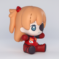 Huggy Good Smile Asuka Shikinami Langley: Eye Patch Ver. 3