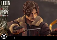 Prime 1 Studio Ultimate Premium Masterline Resident Evil 4 Leon S. Kennedy versus Chainsaw Villager Bonus Version - Video Games - photo 2