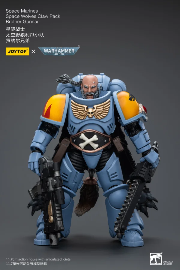 JOYTOY Space Marines Space Wolves Claw Pack Brother Gunnar - Warhammer 40K