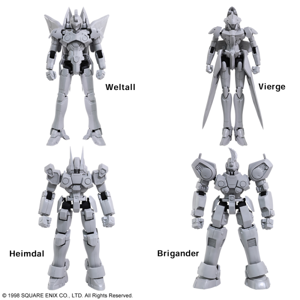 XENOGEARS  STRUCTURE ARTS  1/144 Scale Plastic Model Kit Series Vol. 1 (Box)