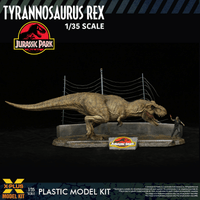 1/35 Scale Plastic Model Kit Jurassic Park Tyrannosaurus rex 6