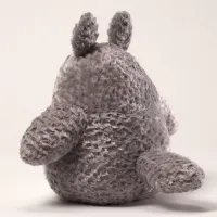 Sun Arrow 9" Grey Fluffy Medium Totoro Plush "My Neighbor Totoro" - Studio Ghibli - photo 2