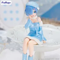 FuRyu Re:ZERO -Starting Life in Another World-　Noodle Stopper Figure -Rem Snow Princess Pearl Color ver.- - Re:ZERO -Starting Life in Another World- - photo 5