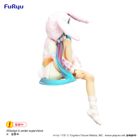 Hatsune Miku　Noodle Stopper Figure -Rabbit Ear Hood Pajama- 3