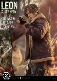 Prime 1 Studio Ultimate Premium Masterline Resident Evil 4 Leon S. Kennedy versus Chainsaw Villager Bonus Version - Video Games - photo 73