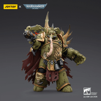 Death Guard Plague Marine Champion with Plasma Pistol and Power Fist 12