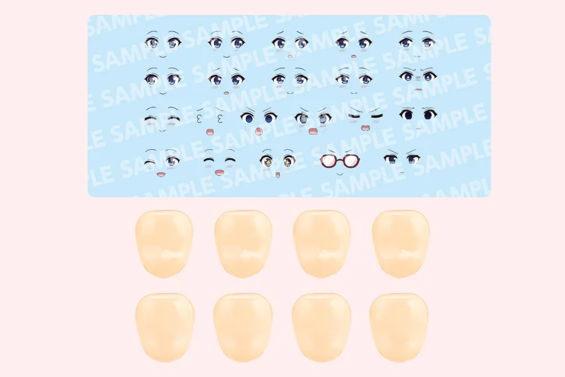 KOTOBUKIYA CUSTOMIZED FACE & DECAL SET Vol.9 [DESIGNED BY RAGHO FOR KOYOMI TAKANASHI A] - SOUSAISHOJOTEIEN