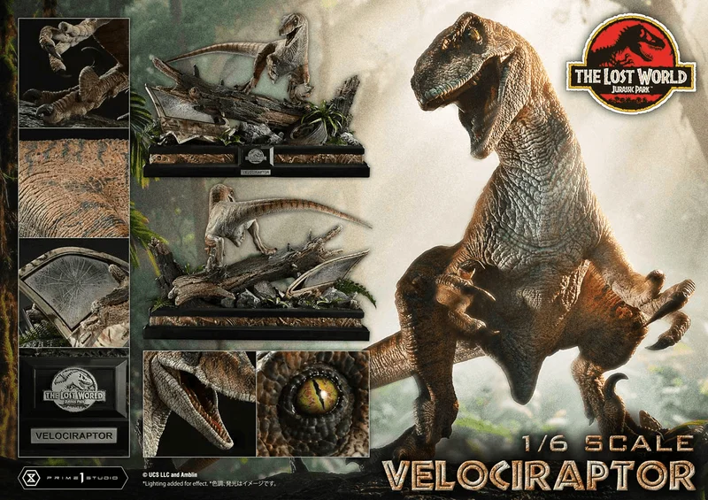 Prime 1 Studio Legacy Museum Collection The Lost World: Jurassic Park (Film) Velociraptor 1/6 Scale  			 - Jurassic Park