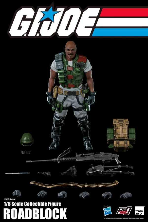 threezero G.I. Joe – 1/6 Roadblock - G.I. Joe
