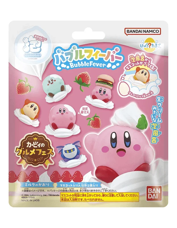 BANDAI Bikkura Bath Bomb Bubble Fever Kirby's Dream Buffet "Kirby" (Box/15), Bandai Lifestyle Bath Bomb (Reprint) - Kirby's Dream Buffet