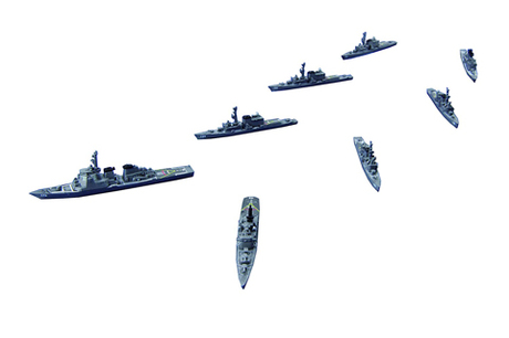 [NWC-37] 1/3000 JMSDF Escort Flotilla 4 (1998)