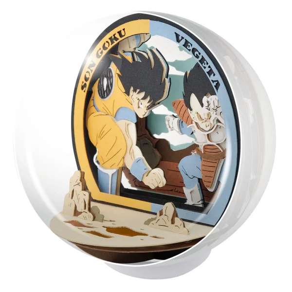 ENSKY [PTB-15X] DRAGON BALL Z PAPER THEATER ( paper theater ) -Ball- / Son Goku VS Vegeta - Dragon Ball Z