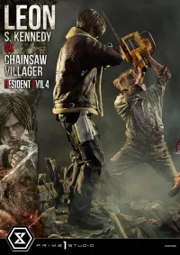 Prime 1 Studio Ultimate Premium Masterline Resident Evil 4 Leon S. Kennedy versus Chainsaw Villager Bonus Version - Video Games - photo 75