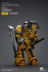 JOYTOY Imperial Fists Legion MkIII Breacher Squad Sergeant with Thunder Hammer - Warhammer 40K - photo 6