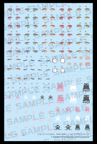 MEGAMI DEVICE M.S.G PUNI☆MOFU XIAO EYE DECAL SET 4