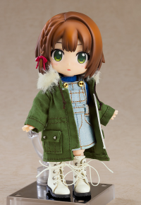 Nendoroid Doll Warm Clothing Set: Boots &amp; Mod Coat (Khaki Green) 4