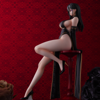 Hayabusa Illustration Black China Dress-chan 14