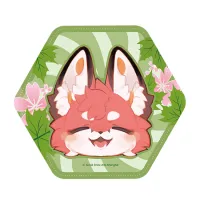 GoodSmile Moment FLUFFY LAND Pinback Button Smiling(re-run) - FLUFFY LAND - photo 1