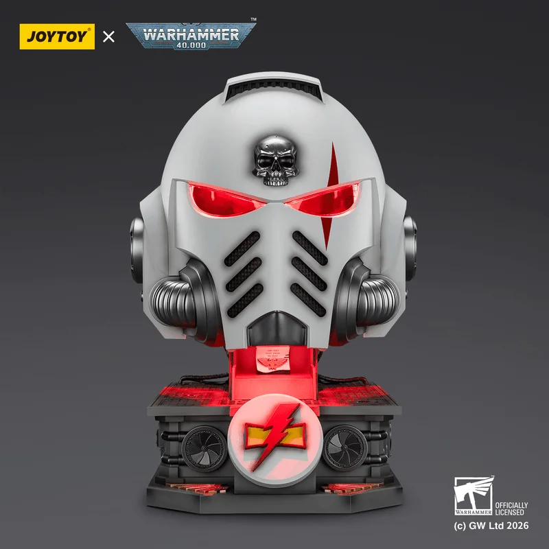 JOYTOY White Scars MkX Helmet& Display Stand - Warhammer 40K