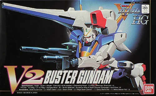 BANDAI HOBBY HG 1/100 V2 Buster Gundam - Mobile Suit Victory Gundam