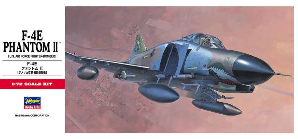 Hasegawa [C2] 1:72 F-4E PHANTOM II - Scale Kits