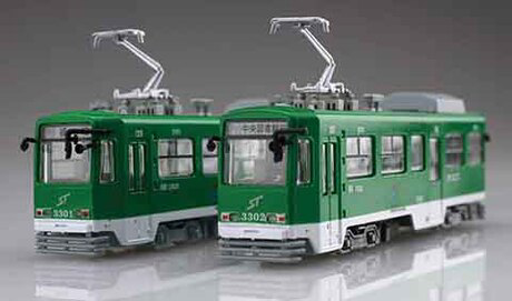 [MIKU TRAIN 11] 1/150 Yuki Miku Train 2022 Ver. (w/Series 3300 for Standard Color) (2-Car Set)(Unassembled Kit)