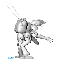 1/20  Moon Type Humanoid Unmanned Interceptor Großer Hund "LUNA HUND" 7