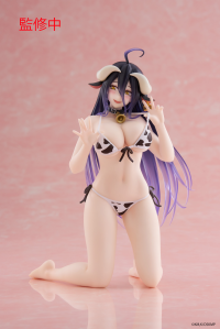 Overlord Desktop Cute Figure - Albedo (Cow-Print Swimsuit Ver.) 4