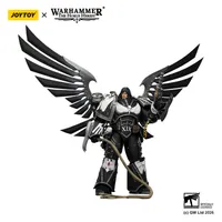 JOYTOY Raven Guard Corvus Corax, Primarch of the XIX Legion with artificer-crafted lightning talons, archaeotech pistols, and whip - Warhammer 40K - photo 9