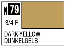 Acrysion N79 - Dark Yellow (3/4 Flat/Tank)